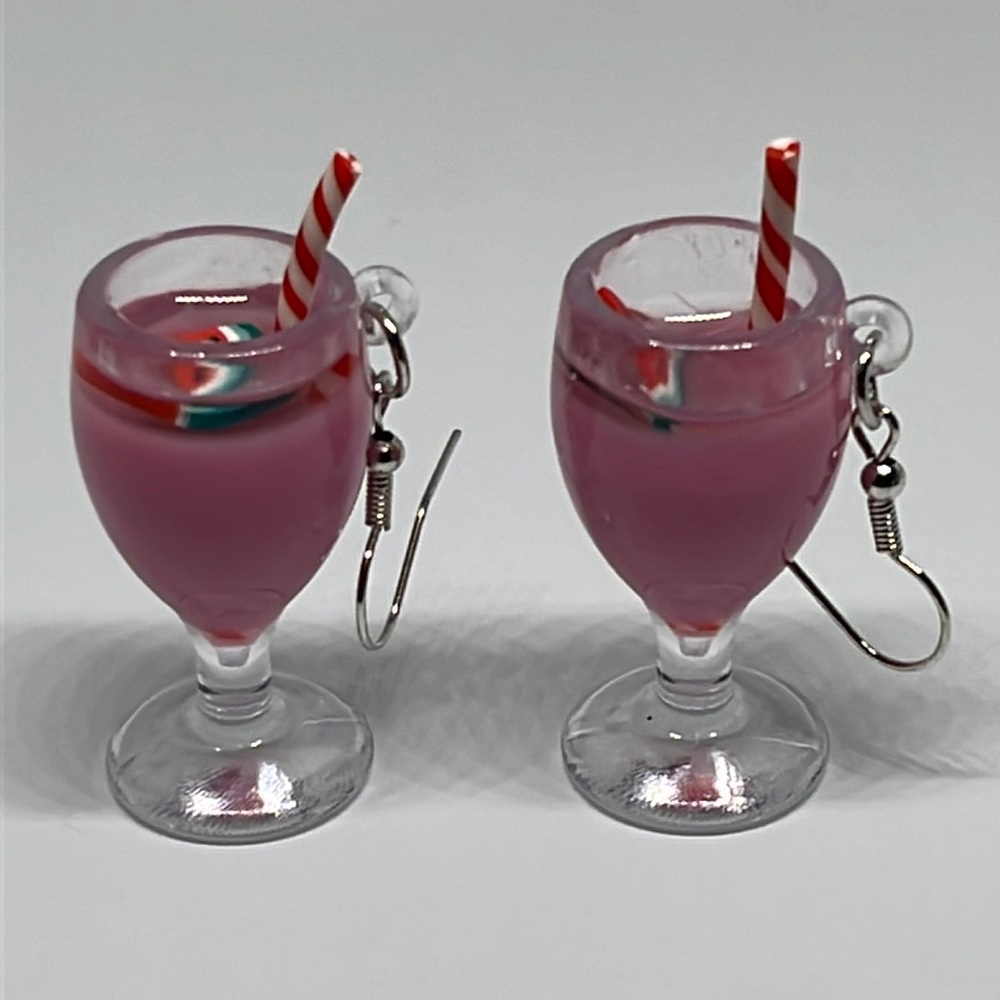 Earrings Watermelon mixed drink